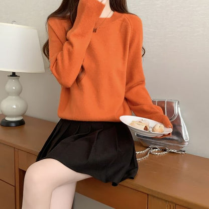 Classic Crewneck Knit Sweater