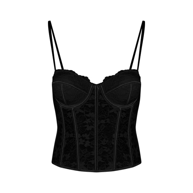 Sweetheart Lace Crop Camisole
