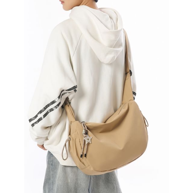 Plain Fabric Crossbody Bag