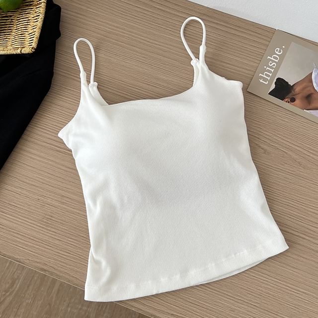 Padded Cutout Camisole Top