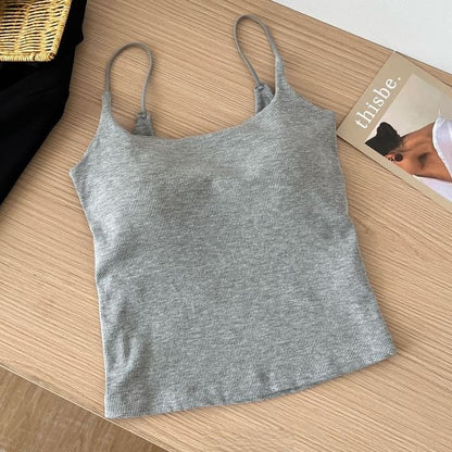 Padded Cutout Camisole Top