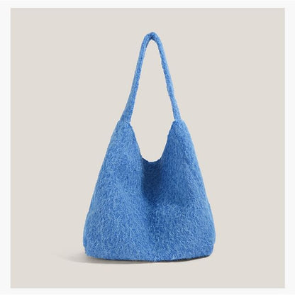 Plain Fleece Tote Bag