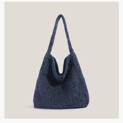 Plain Fleece Tote Bag