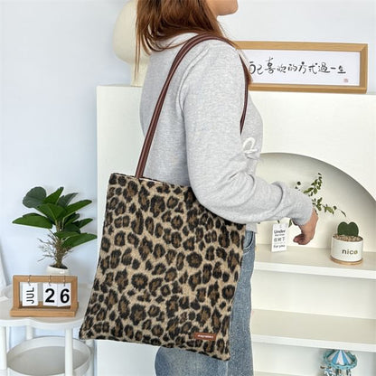 Leopard Print Tote Bag