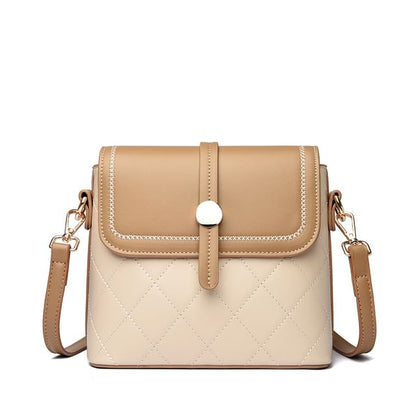 Quilted Flap Panel Crossbody Bag