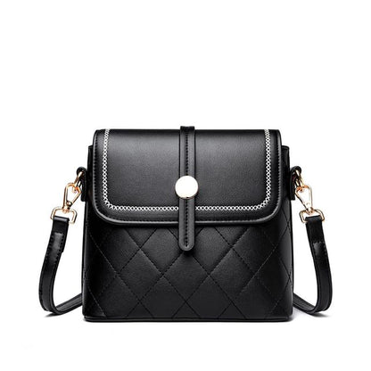 Quilted Flap Panel Crossbody Bag