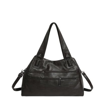 Zip Panel Crossbody Tote Bag