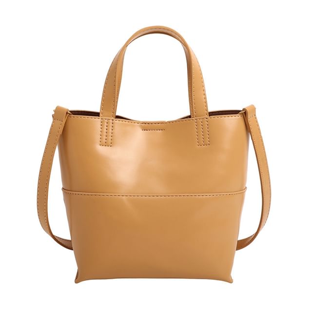 Panel Crossbody Tote Bag