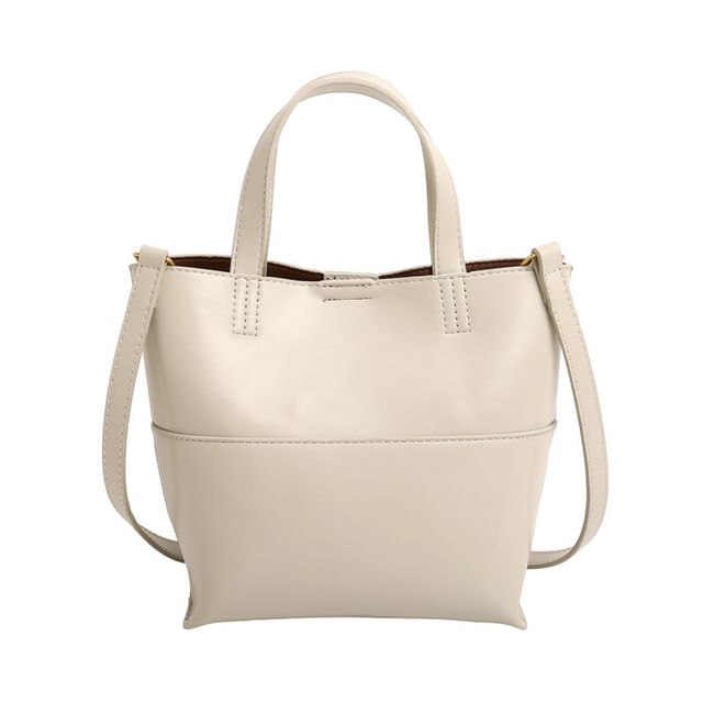 Panel Crossbody Tote Bag