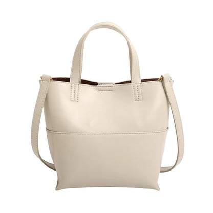 Panel Crossbody Tote Bag