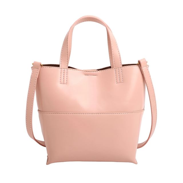 Panel Crossbody Tote Bag