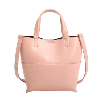 Panel Crossbody Tote Bag