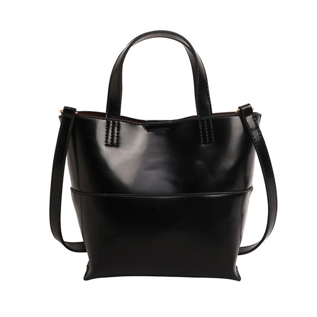 Panel Crossbody Tote Bag