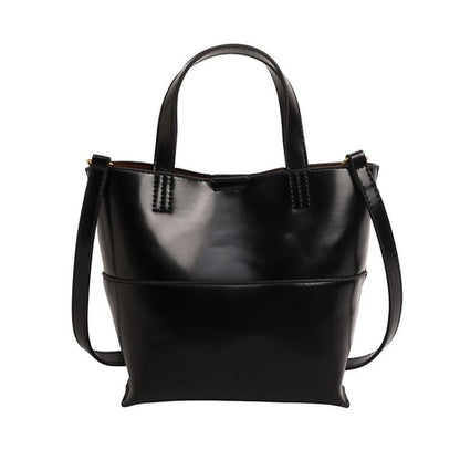 Panel Crossbody Tote Bag