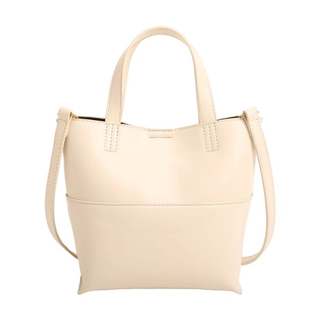 Panel Crossbody Tote Bag