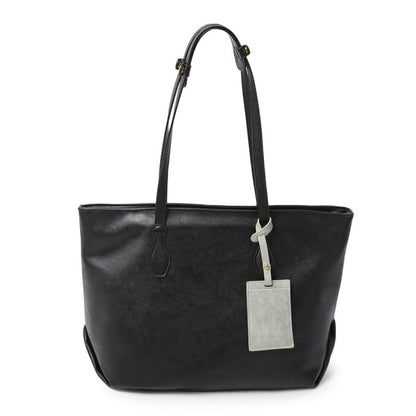 Faux Leather Tote Bag