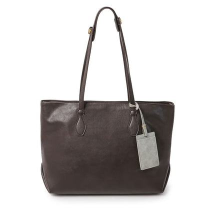 Faux Leather Tote Bag