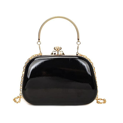 Rhinestone Top Handle Evening Bag