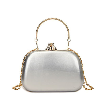 Rhinestone Top Handle Evening Bag