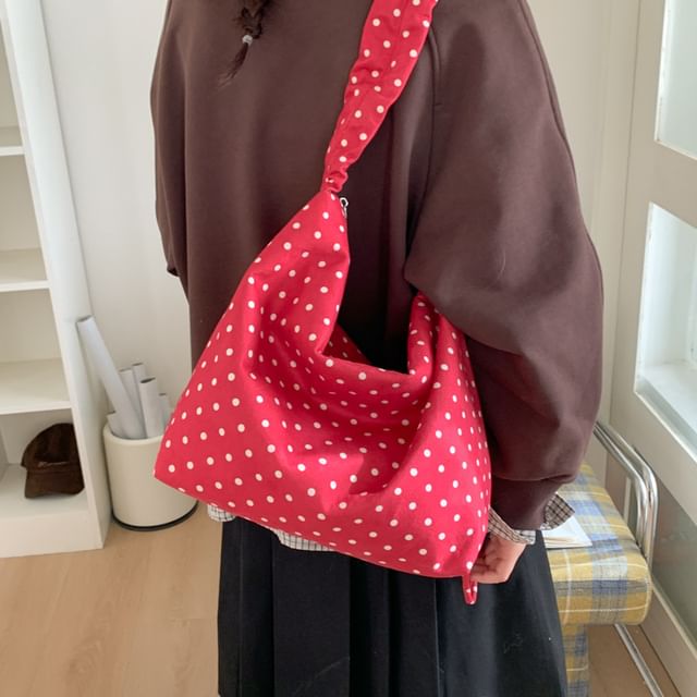 Polka Dot Crossbody Shoulder Bag