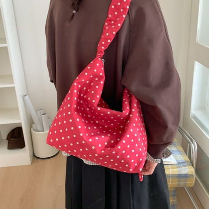 Polka Dot Crossbody Shoulder Bag