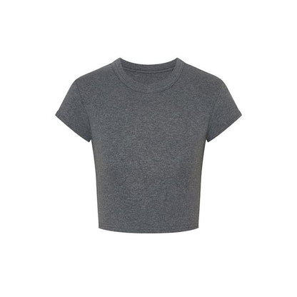 Cropped Crew Neck Tee - Short Sleeve Essential