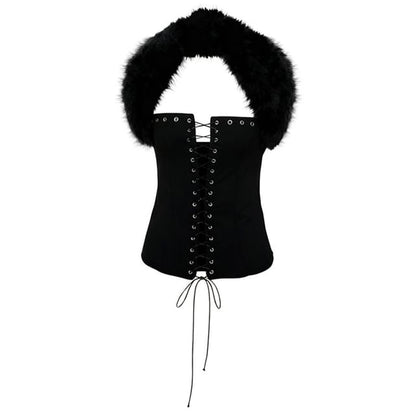 Corset Lace Bandeau Bralette