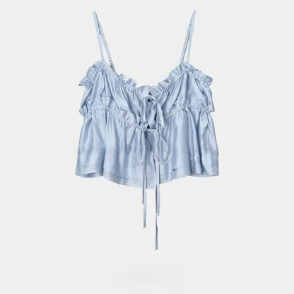 Frill Trim Camisole - Elegant Layering Piece