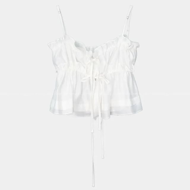 Frill Trim Camisole - Elegant Layering Piece