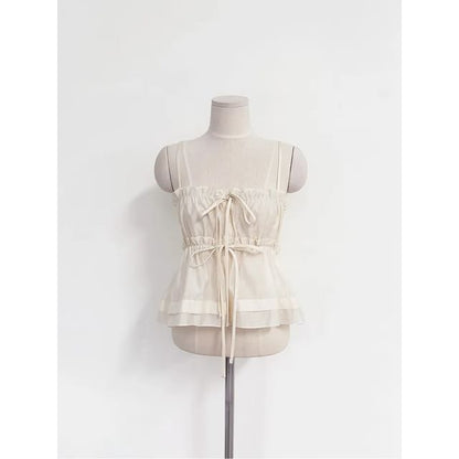 Frill Trim Camisole - Elegant Layering Piece