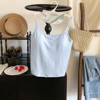 Padded Scoop Neck Minimalist Cami