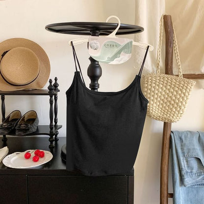 Padded Scoop Neck Minimalist Cami