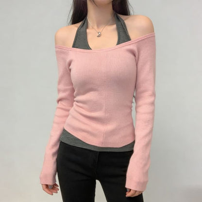 Off-Shoulder Sweater