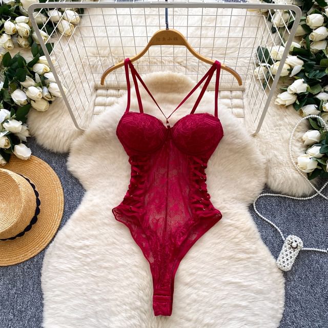 Lace Bodysuit Top
