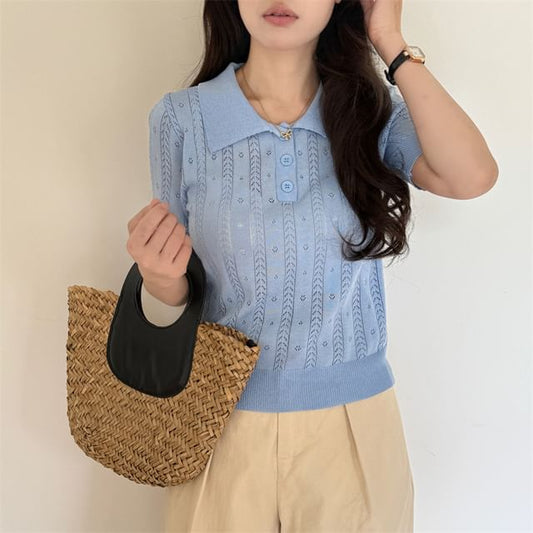 Classic Knit Polo Shirt