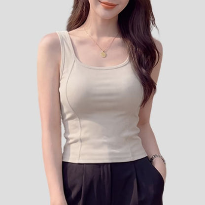 Plain Scoop Neck Tank