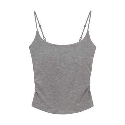 Square Neck Simple Camisole Top