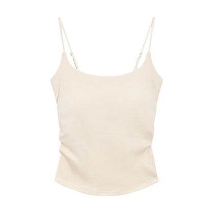 Square Neck Simple Camisole Top