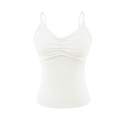 Ruched Spaghetti Strap Camisole