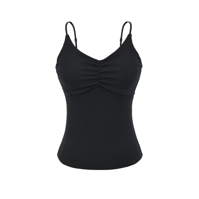 Ruched Spaghetti Strap Camisole