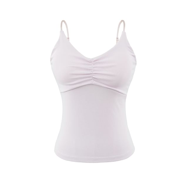 Ruched Spaghetti Strap Camisole