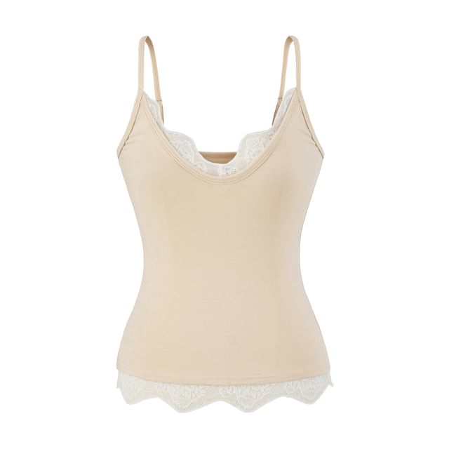 Lace Trim Camisole Top