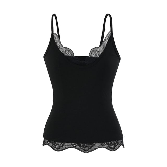 Lace Trim Camisole Top