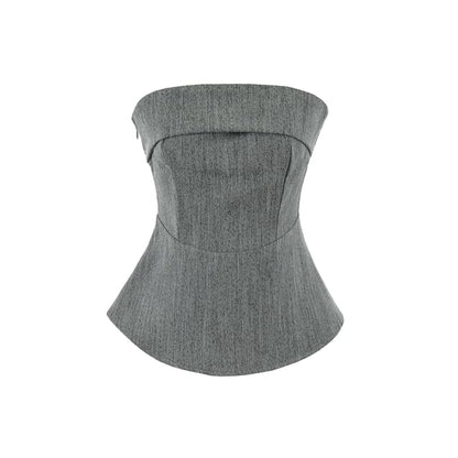 Flowy Strapless Tube Top
