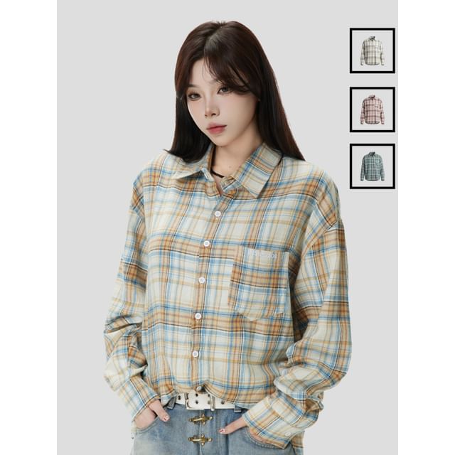 Oversized Plaid Shirt