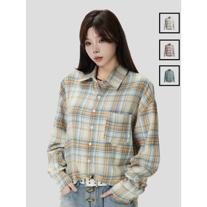 Oversized Plaid Shirt