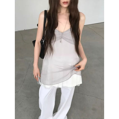 Flowy V-Neck Camisole Top