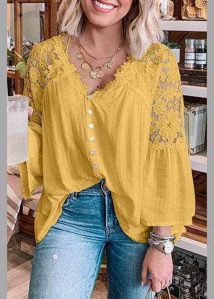 Sleeve Neck T Yellow Bracelet V Shirts