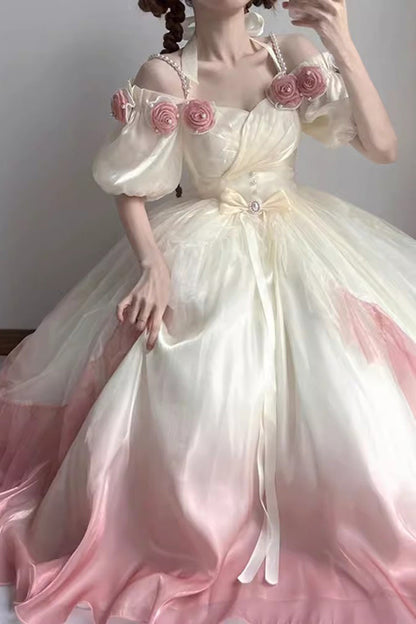 Plus Size Elegant Bowknot Princess Sweet Lolita Gown