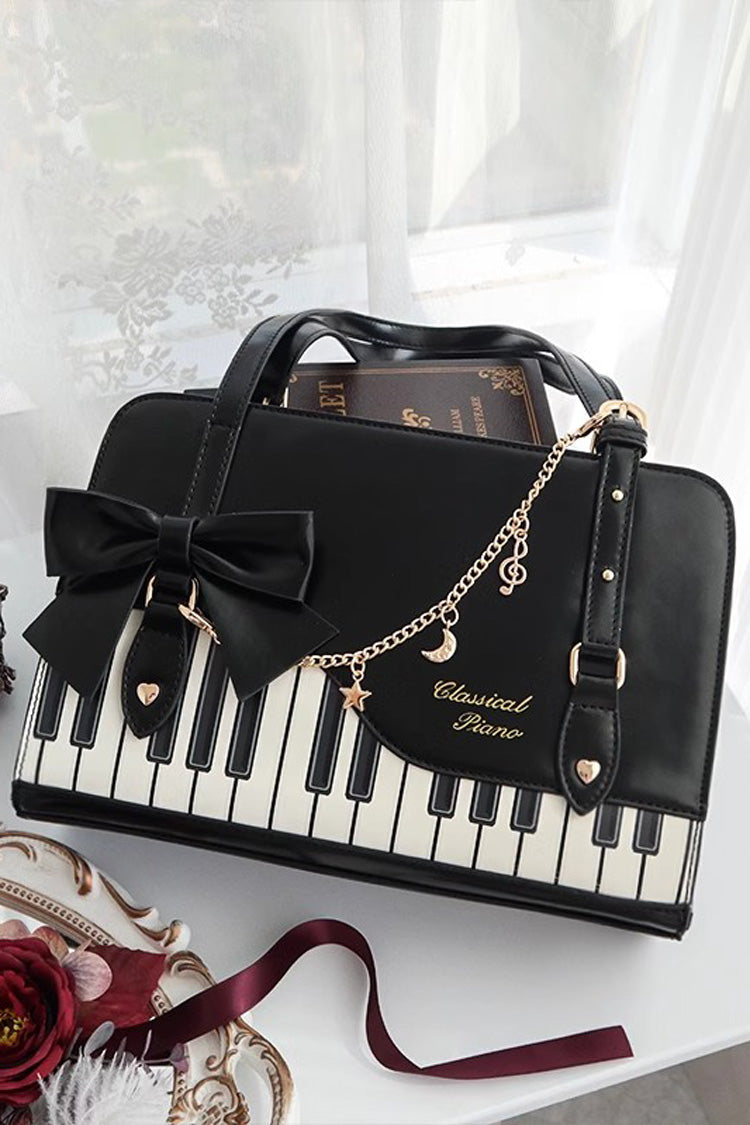 Handtasche mit Schleife im Piano-Walzer-Stil